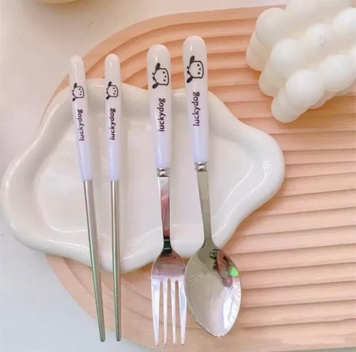 SET DE CUBIERTOS x 4