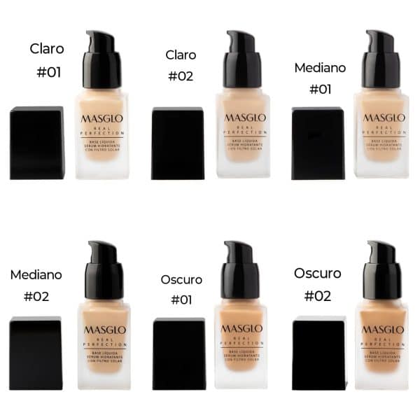 BASE LIQUIDA SERUM HIDRATANTE CON FILTRO SOLAR MASGLO