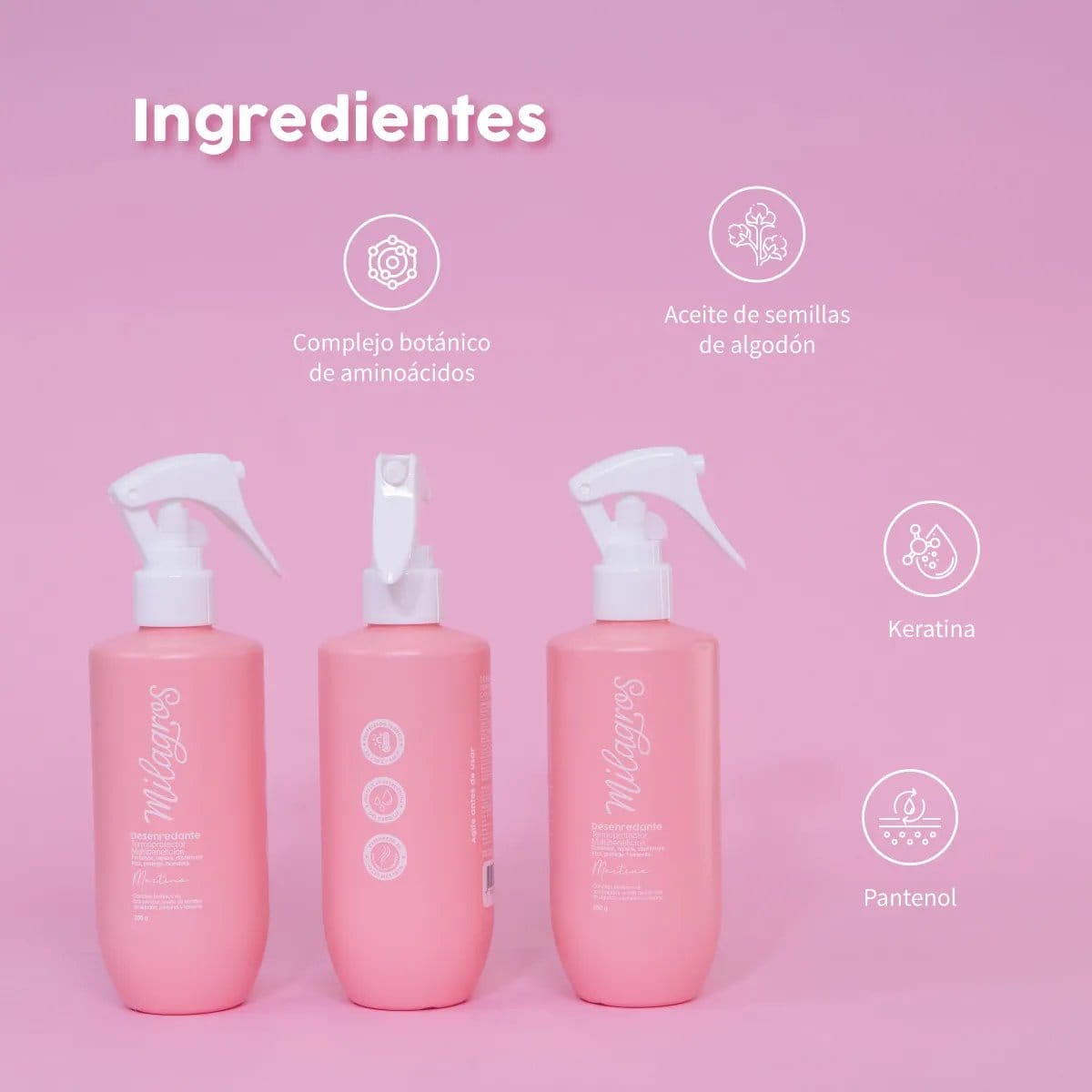 DESENREDANTE TERMOPROTECTOR MULTIBENEFICIOS MARTINA - Imagen 3