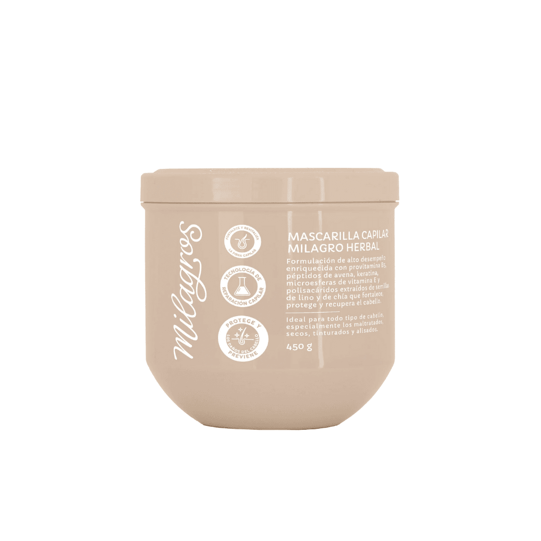 MASCARILLA CAPILAR MILAGRO HERBAL MILAGROS