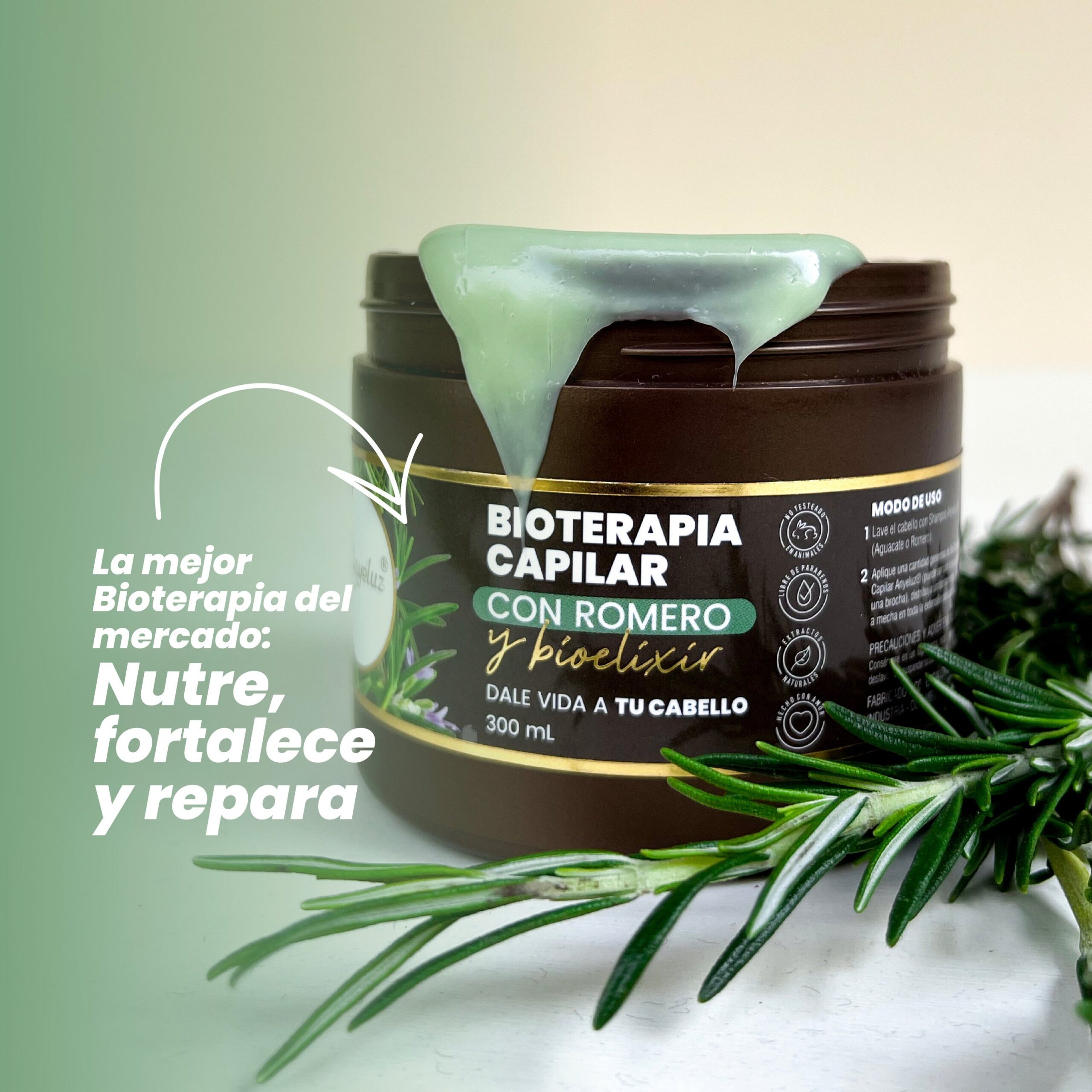 BIOTERAPIA CAPILAR CON ROMERO Y BIOELIXIR ANYELUZ - Imagen 3