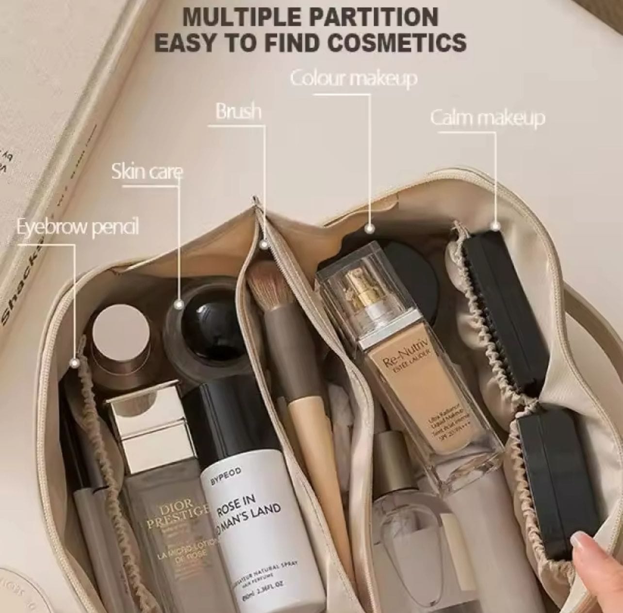 ORGANIZADOR DE MAQUILLAJE DE LUJO - Imagen 3