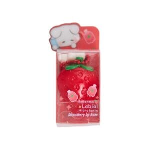 BÁLSAMO HIDRATANTE Y LLAVERO DE FRESA