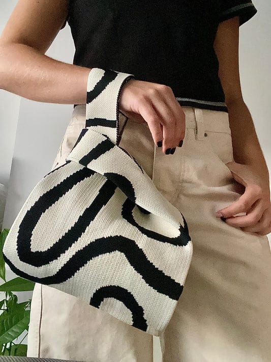 BOLSO DE MANO TEJIDO - Imagen 3