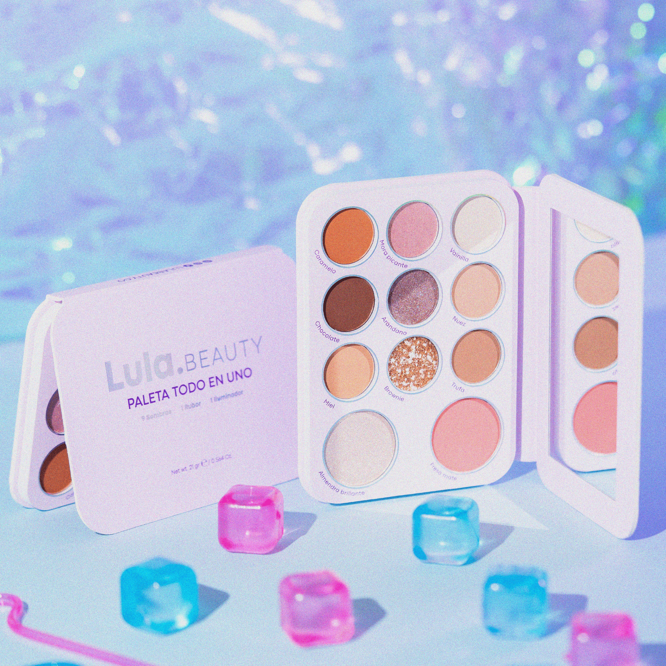 PALETA DE SOMBRAS RUBOR E ILUMINADOR LULA - Imagen 4