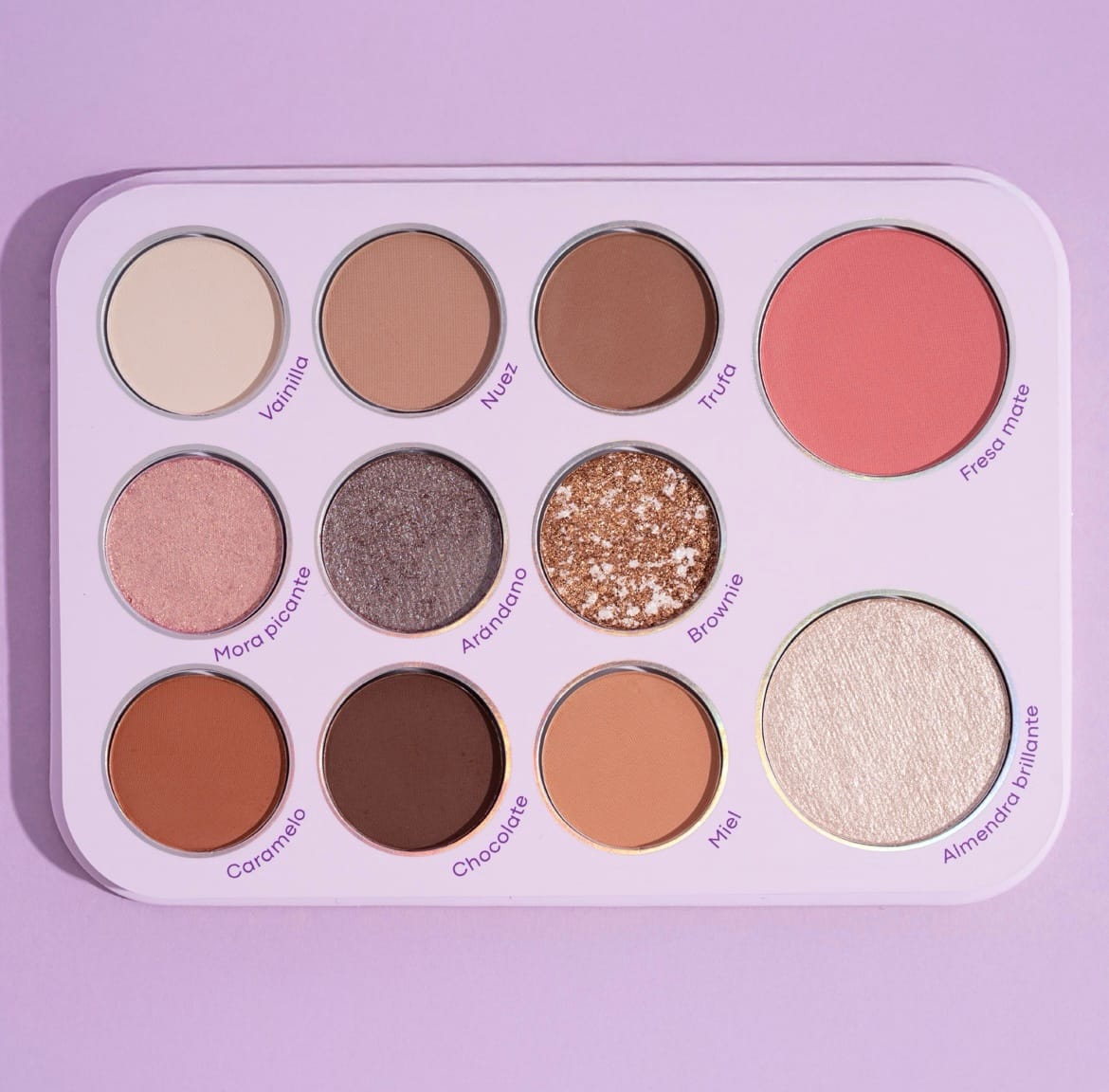 PALETA DE SOMBRAS RUBOR E ILUMINADOR LULA - Imagen 3