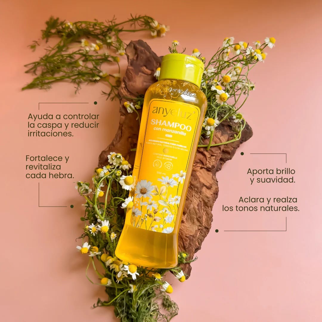 SHAMPOO CON MANZANILLA ANYELUZ - Imagen 2