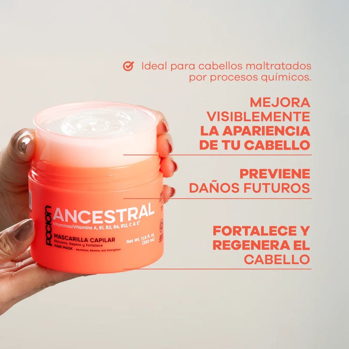 MASCARILLA CAPILAR ANCESTRAL LA POCIÓN - Imagen 2