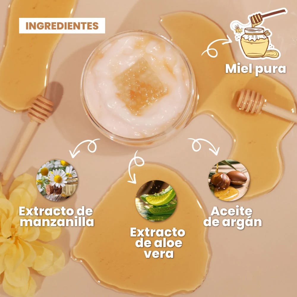 MASCARILLA MIEL ROSADA LLUVIA DE ESTRELLAS - Imagen 3