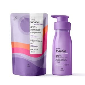 REPUESTO CREMA NATURA MORA Y FLOR DE DURAZNO 400ml
