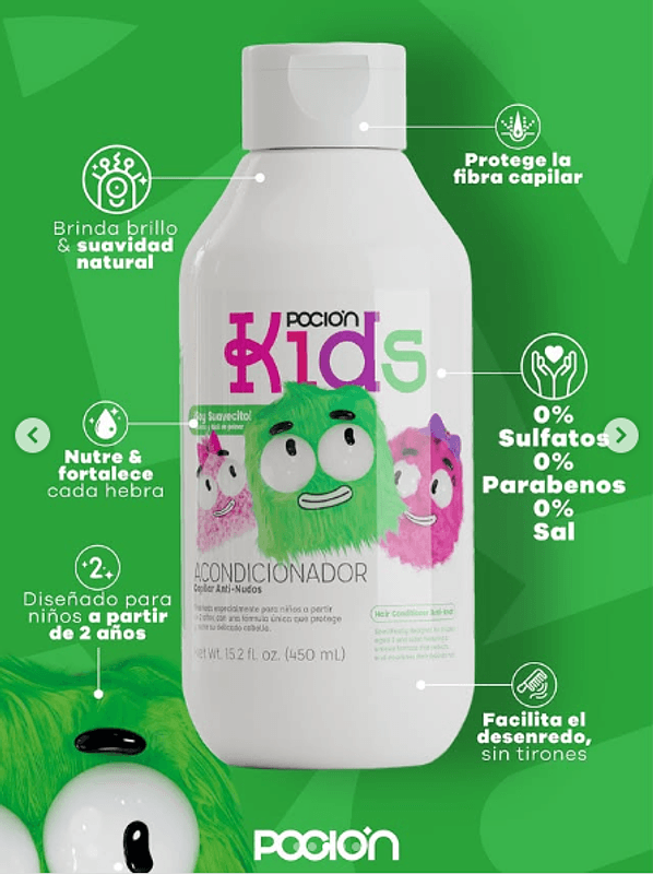 ACONDICIONADOR ANTI NUDOS KIDS LA POCIÓN - Imagen 2