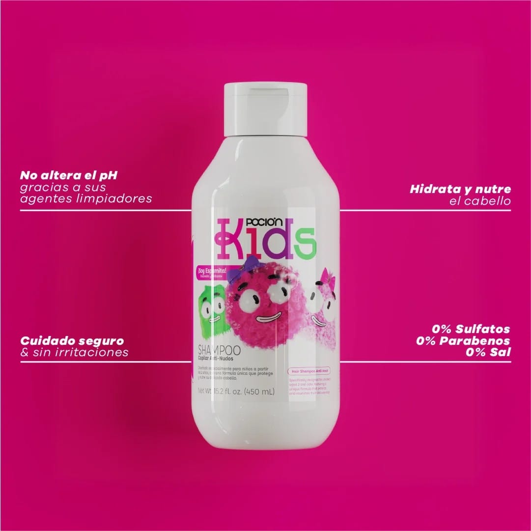 SHAMPOO ANTI NUDOS KIDS LA POCIÓN - Imagen 3