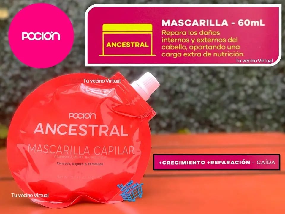 MASCARILLA CAPILAR ANCESTRAL LA POCIÓN - Imagen 2