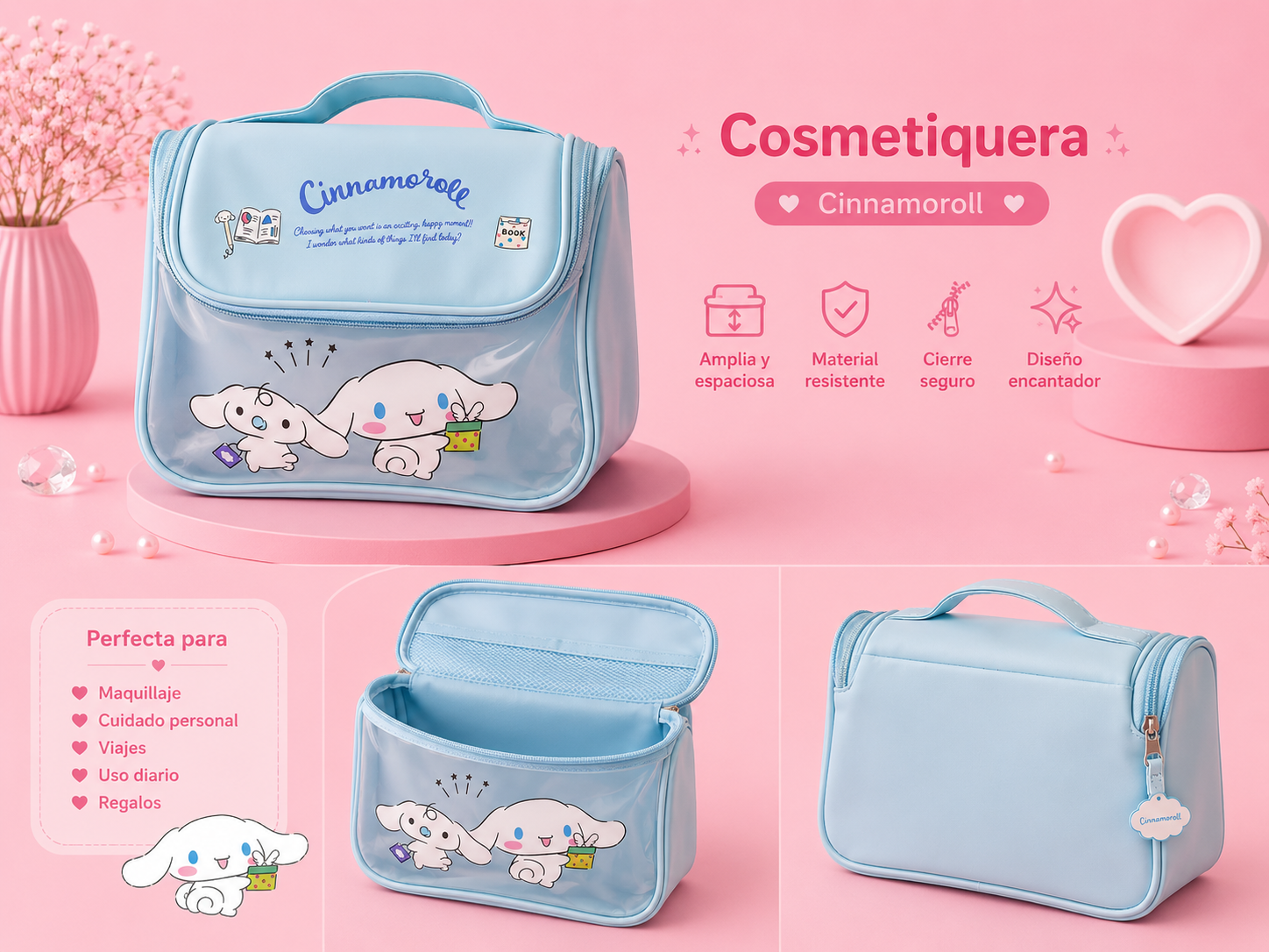 COSMETIQUERA CINNAMOROLL
