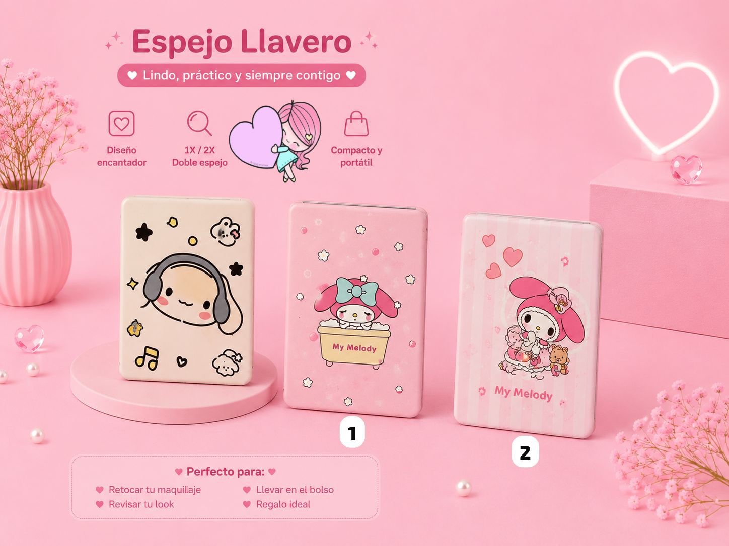 ESPEJOS DE BOLSILLO SANRIO
