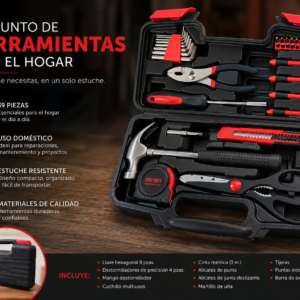 KIT DE HERRAMIENTAS PARA EL HOGAR