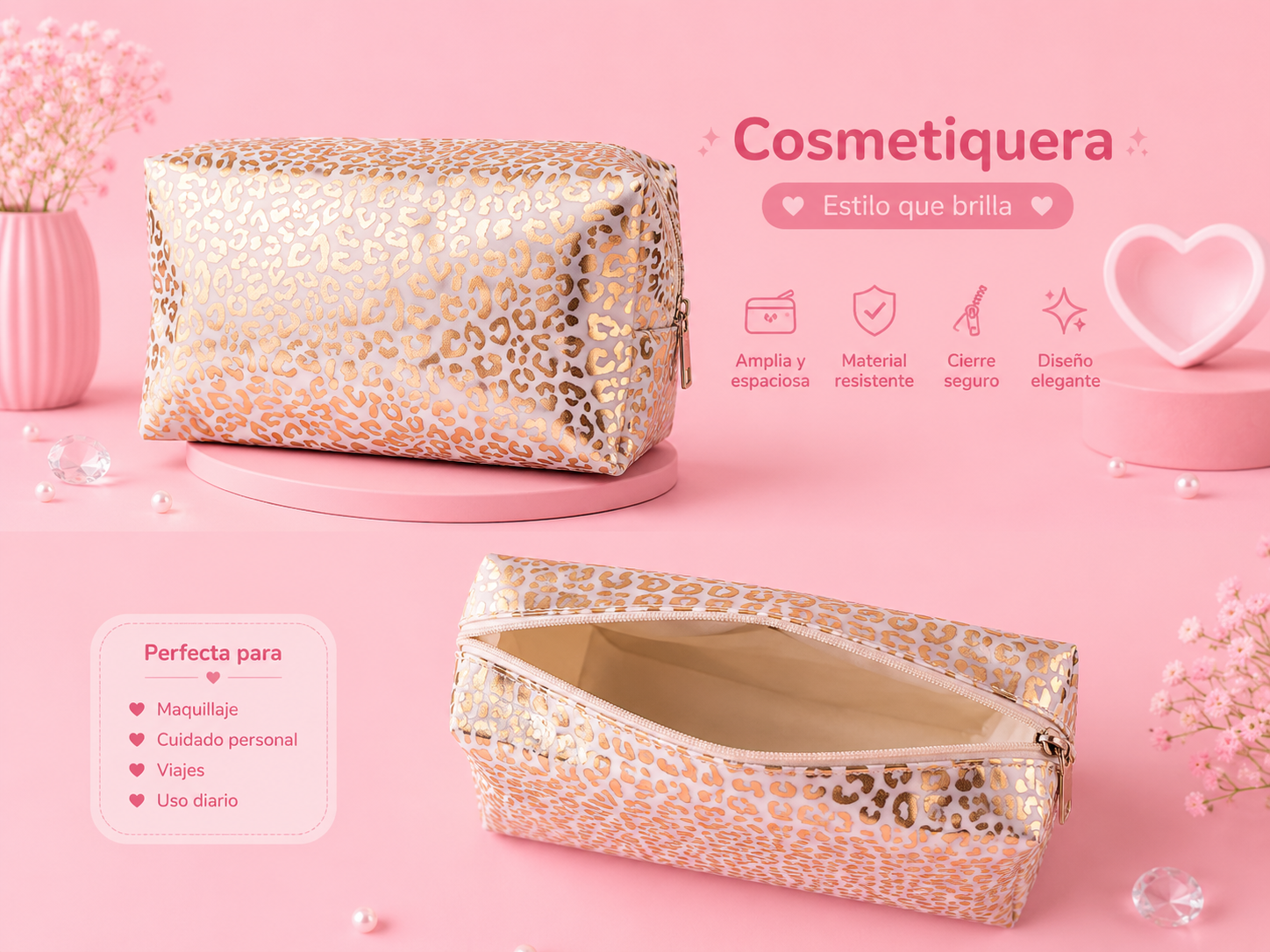 COSMETIQUERA ANIMAL PRINT
