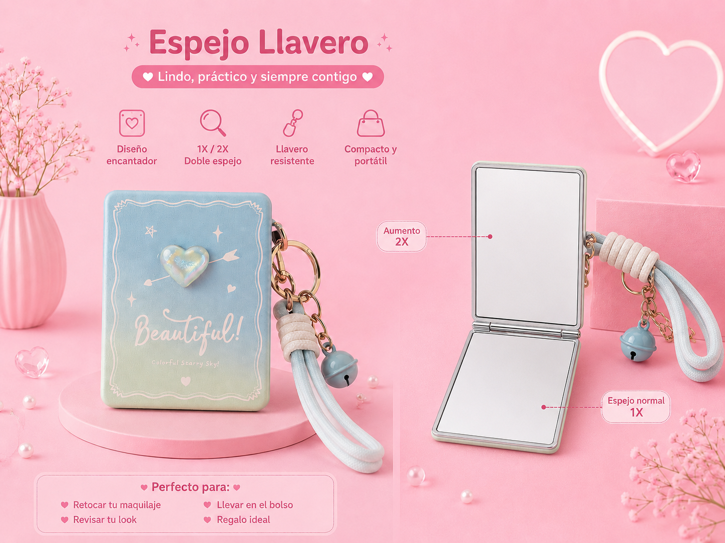 ESPEJO CON LLAVERO