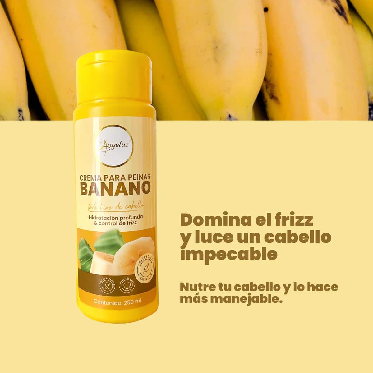 CREMA DE PEINAR BANANO ANYELUZ - Imagen 2