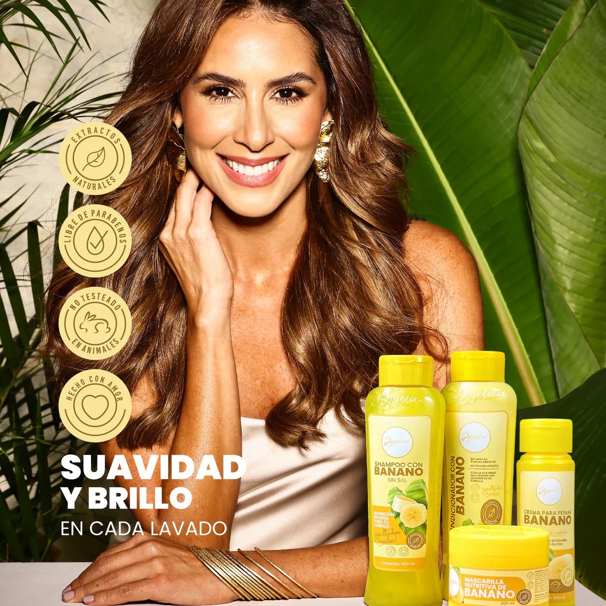 CREMA DE PEINAR BANANO ANYELUZ - Imagen 3