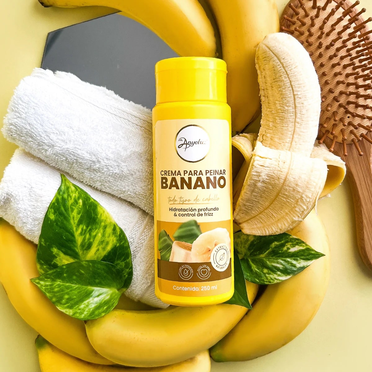 CREMA DE PEINAR BANANO ANYELUZ - Imagen 5