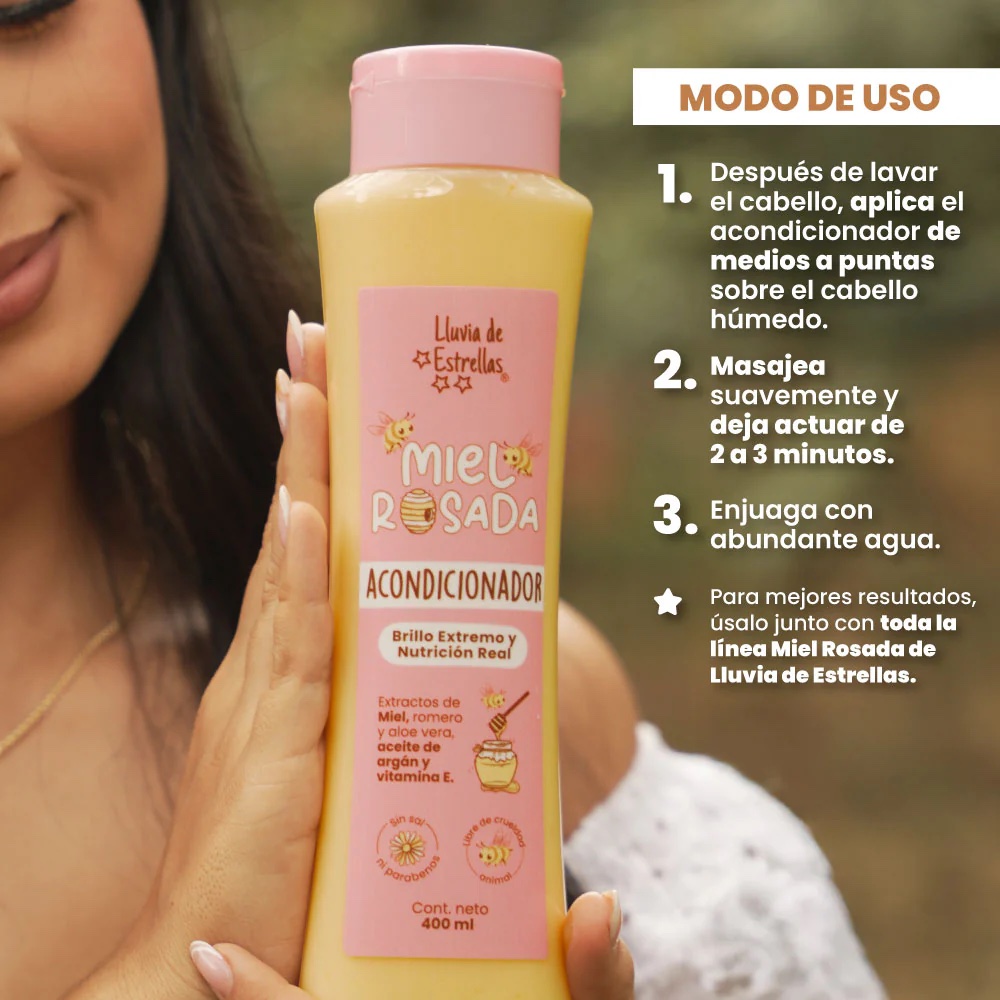ACONDICIONADOR MIEL ROSADA - Imagen 4