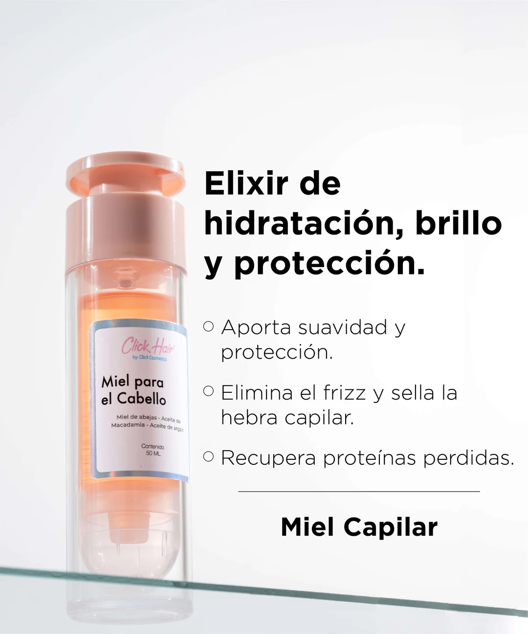 MIEL CAPILAR CON ÁRGAN CLICK HAIR - Imagen 5