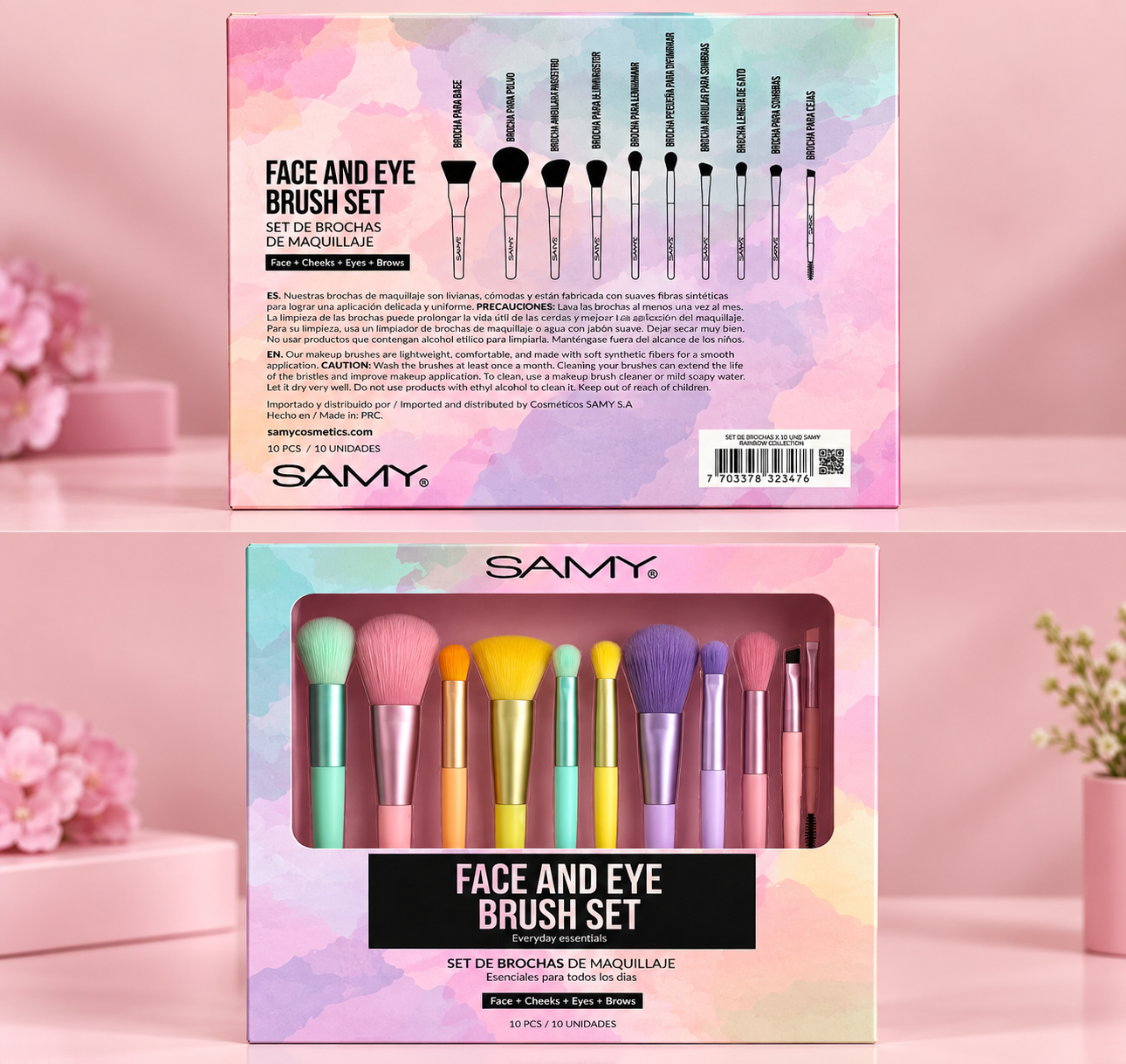 SET DE BROCHAS SAMY – FACE & EYE